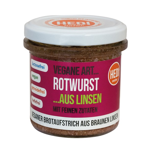 Aufstrich - Vegane Art "Rotwurst", Glas 140g